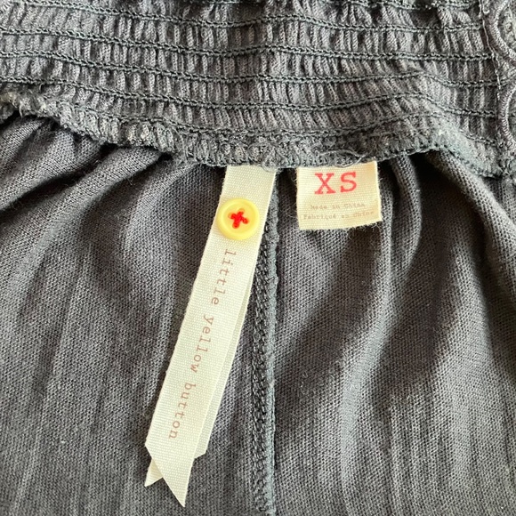 Anthropologie Little Yellow Button Tank Top - Picture 6 of 6